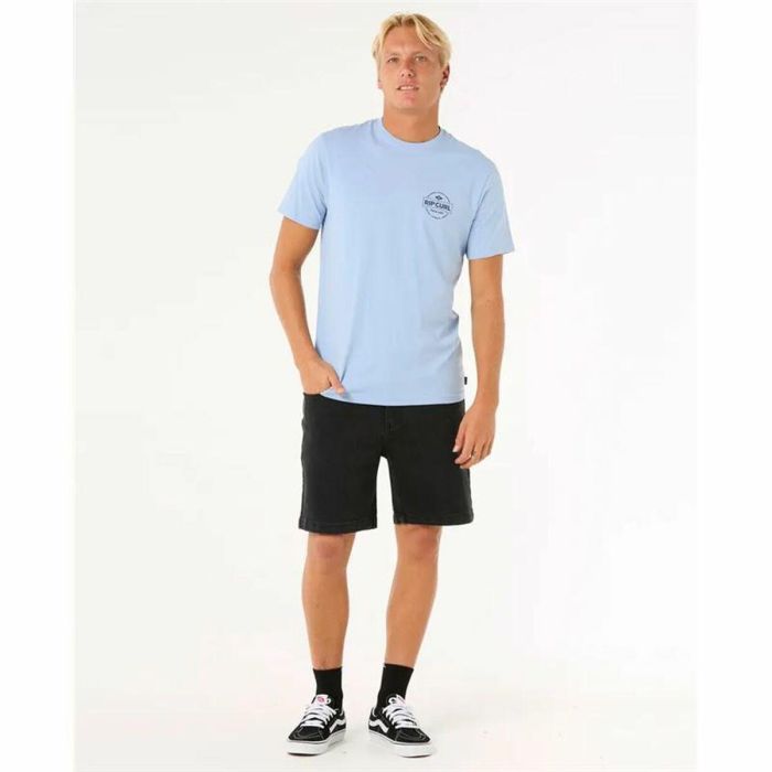 Camiseta de Manga Corta Hombre Rip Curl Staple Tee Azul 1