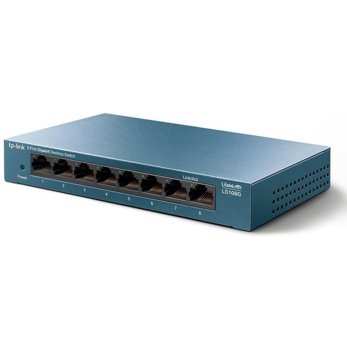 TP-Link LS108G Switch LiteWave No Gestionado 8 Puertos Gigabit Ethernet (10/100/1000) 1