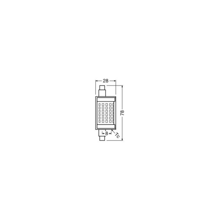 [LVE-4099854049767] Ledvance/Osram Bombilla LED "Special" R7s 11,5W 1521Lm 2700K 300º IP20 1