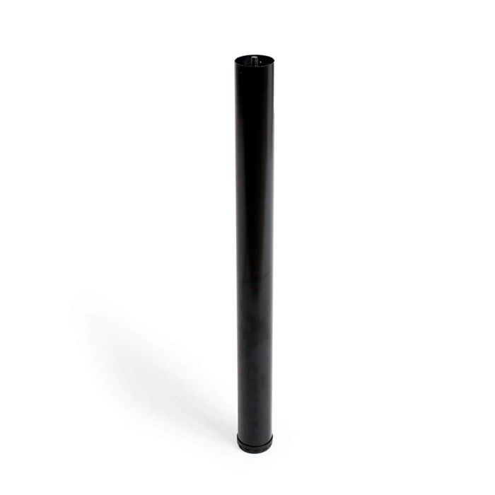 Rei Pata regulable cilíndrica de acero negro 71cm mod.406g para muebles bajos Rei Pata regulable cilíndrica de acero negro 71cm mod.406g para muebles bajos