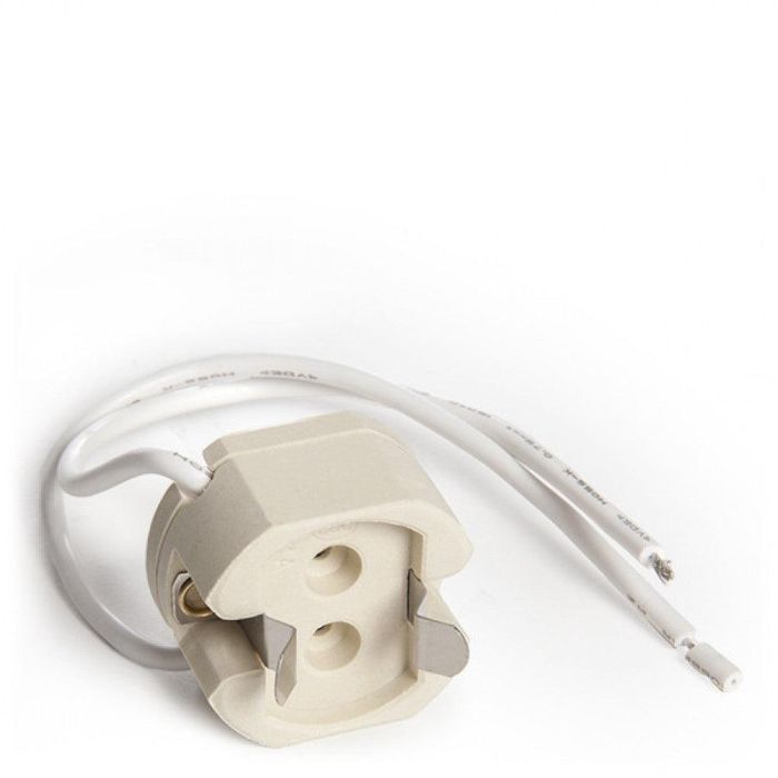 Portalámparas Cerámico G12 con Cable 160mm, 180ºC 1