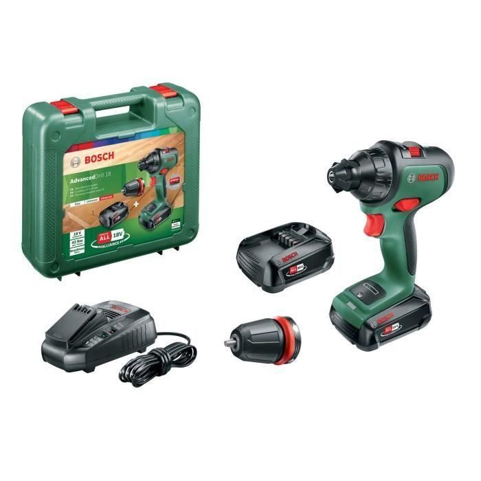 Taladro inalámbrico BOSCH - AdvancedDrill 18 2 baterías 2,5Ah Taladro inalámbrico BOSCH - AdvancedDrill 18 2 baterías 2,5Ah
