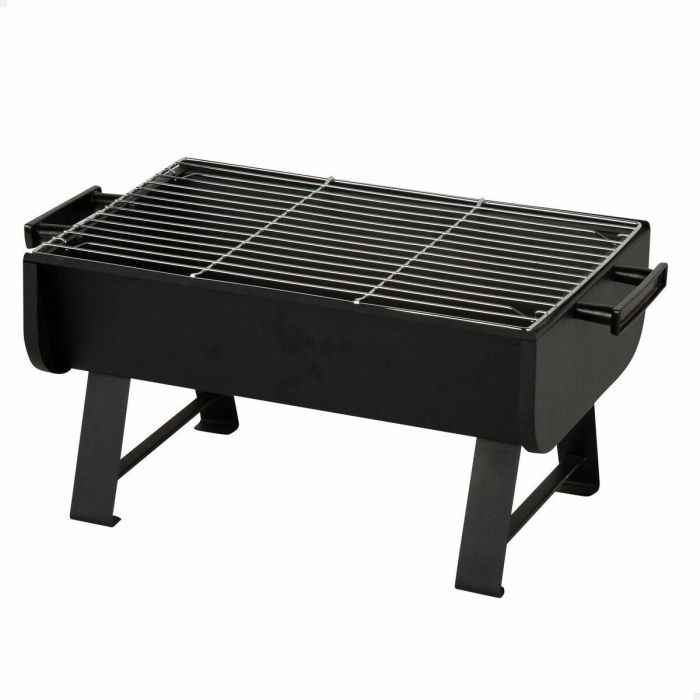 Barbacoa Portátil Aktive Acero 45 x 25 x 30 cm Negro (2 Unidades) 6 Barbacoa Portátil Aktive Acero 45 x 25 x 30 cm Negro (2 Unidades) 6