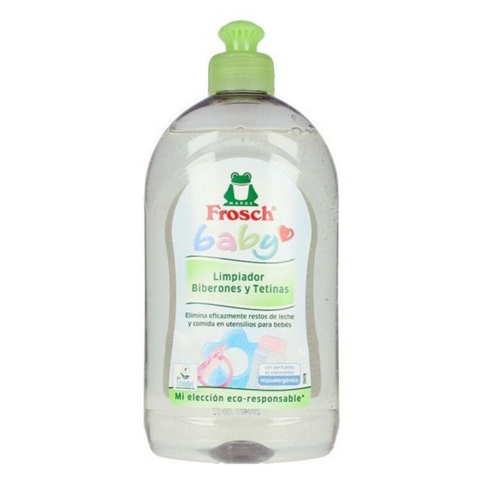 Frosch Baby Limpiador Ecológico Biberones y Tetinas con Provitamina B5 - Suave y Eficaz para Bebés 500 ml