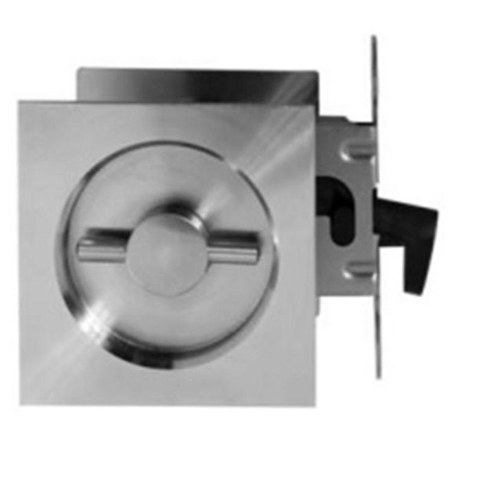 DIDHEYA 4250 Kit Cierre Puerta Corredera Serie Kube Acero Inoxidable 85x85 mm - Picaporte, Bloqueo y Desbloqueo DIDHEYA 4250 Kit Cierre Puerta Corredera Serie Kube Acero Inoxidable 85x85 mm - Picaporte, Bloqueo y Desbloqueo