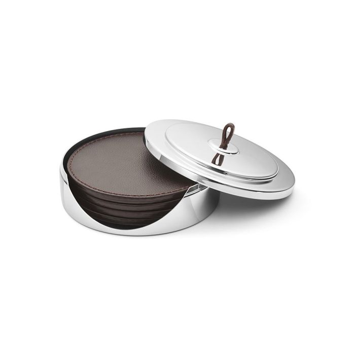 Juego Posavasos Con Caja Georg Jensen Juego Posavasos Con Caja Georg Jensen