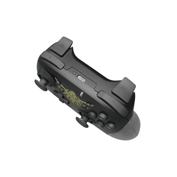 HORI Mando inalámbrico para Nintendo Switch con diseño oficial de Zelda, incluye cable USB
