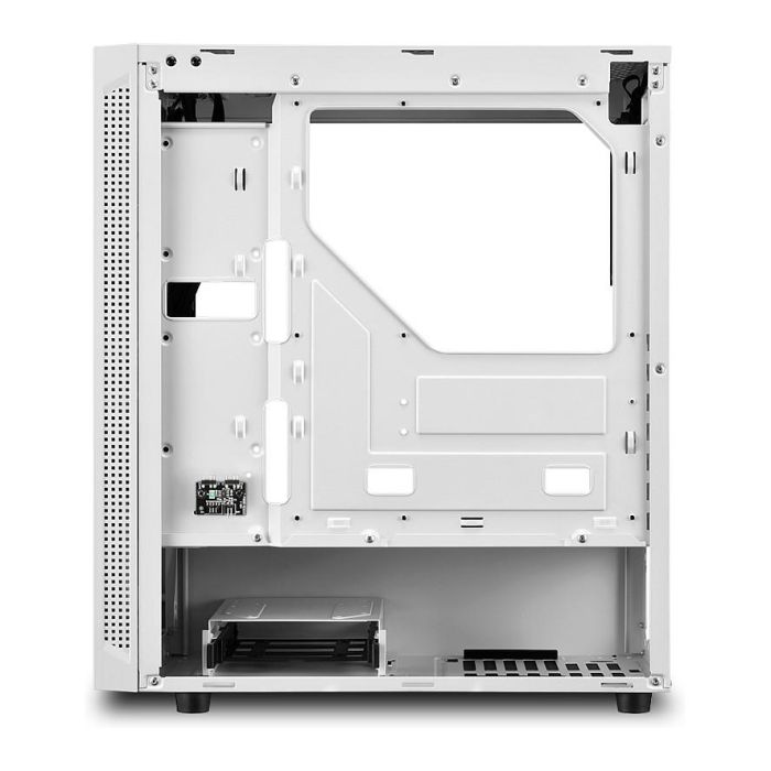 Sharkoon RGB Slider Midi Tower Blanco con Iluminación RGB para PC ATX, micro ATX, Mini-ITX Juego