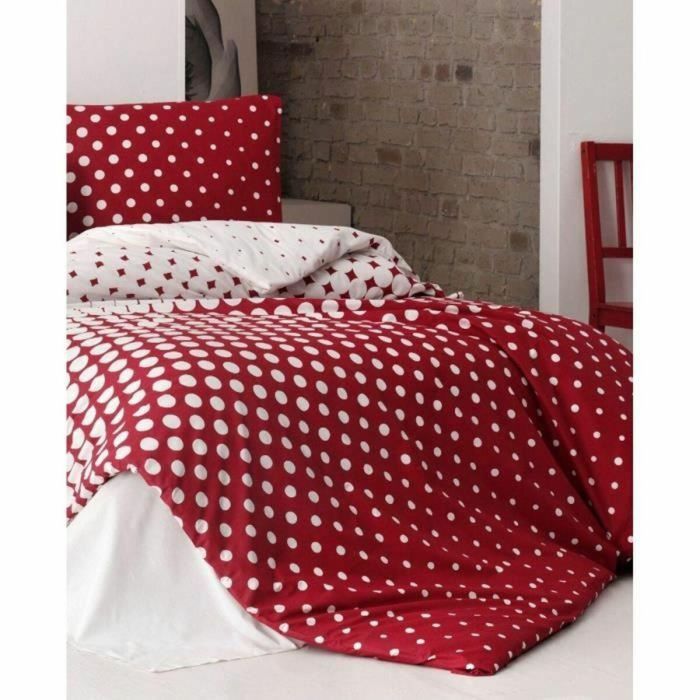 Juego de funda nórdica Rojo Cama de 200 3 Piezas 1