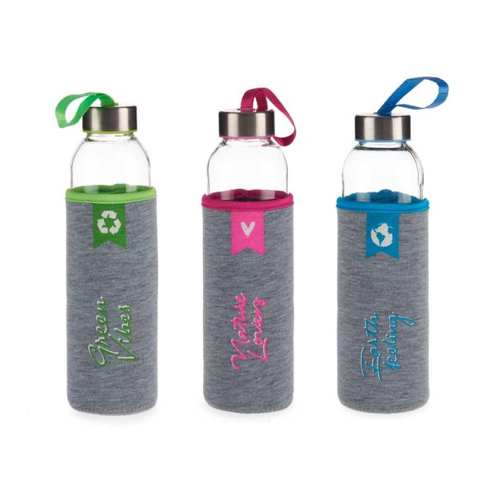 Botella Neopreno Cristal Col Etiqueta 500Ml Surtidos Vivalto 6X22CM (24 Unidades) 1 Botella Neopreno Cristal Col Etiqueta 500Ml Surtidos Vivalto 6X22CM (24 Unidades) 1