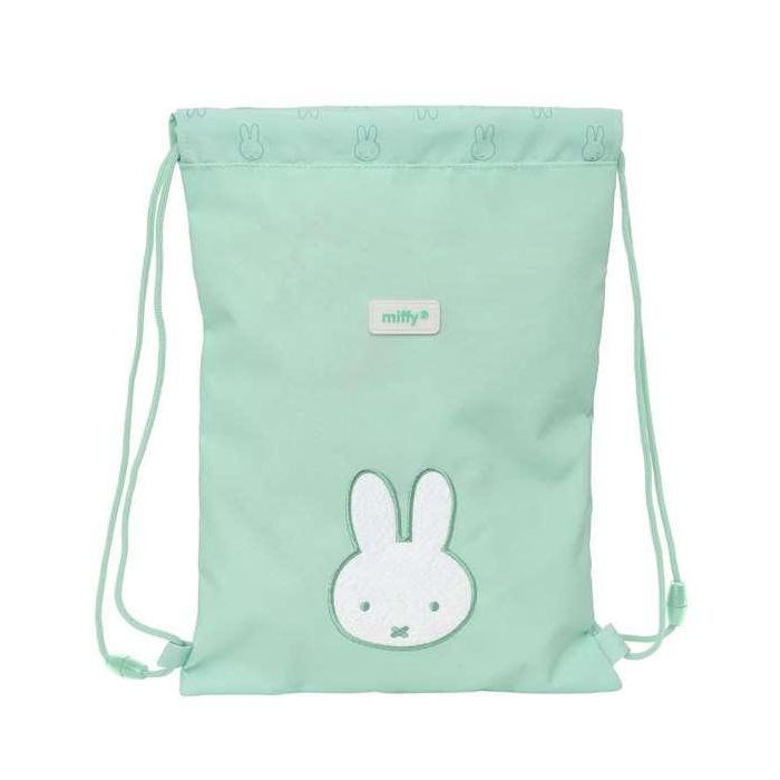 Bolsa Mochila con Cuerdas Miffy Menta Menta 26 x 34 x 1 cm 3