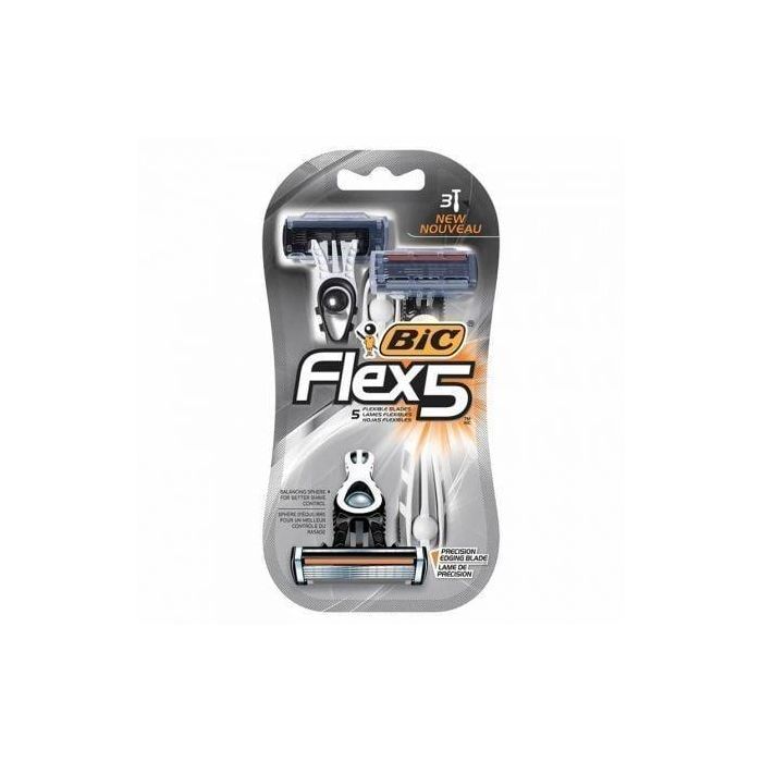 Cuchilla de Afeitar Bic Flex 5/ 3 uds Cuchilla de Afeitar Bic Flex 5/ 3 uds
