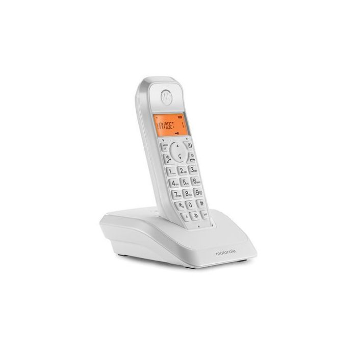 Teléfono Inalámbrico Motorola S1202 (2 pcs) Blanco 1 Teléfono Inalámbrico Motorola S1202 (2 pcs) Blanco 1