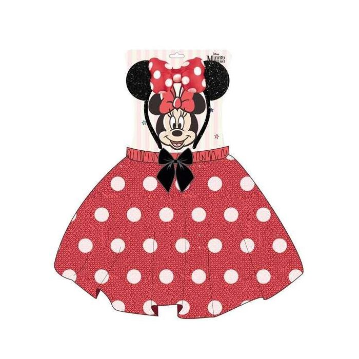 Set de belleza accesorios fantasia minnie.incluye falda y diadema. 12.5 x 19.0 x 0.1 cm