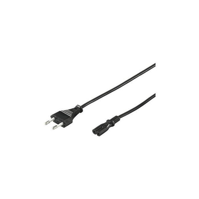Noname Cable de Alimentación 2 Pines 1.8m Tipo EU Noname Cable de Alimentación 2 Pines 1.8m Tipo EU