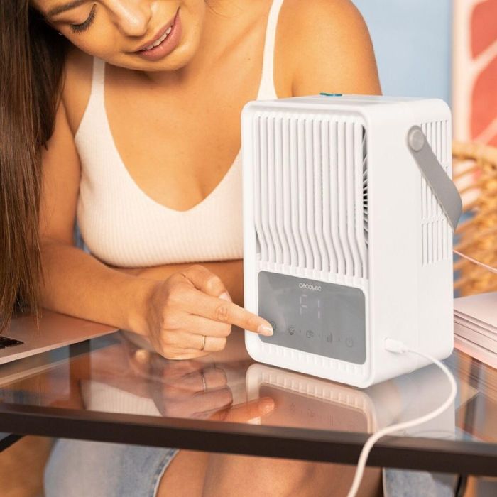 Climatizador Evaporativo Portátil Cecotec EnergySilence 500 DeskChill Smart Blanco 500 ml 3 Climatizador Evaporativo Portátil Cecotec EnergySilence 500 DeskChill Smart Blanco 500 ml 3