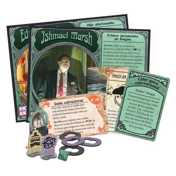 Fantasy Flight Games Insondable Juego de Mesa Horror Misterio Supervivencia Cooperativo 14+ Años 3