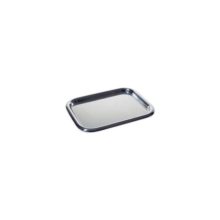 Alessi 5006/45 Bandeja Rectangular Acero Inoxidable 18/10 Diseño Ettore Sottsass 46x35cm