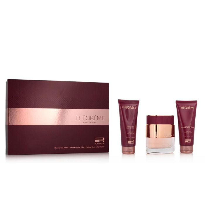 Set de Perfume Mujer Rue Broca Théorème Pour Femme EDP 3 Piezas