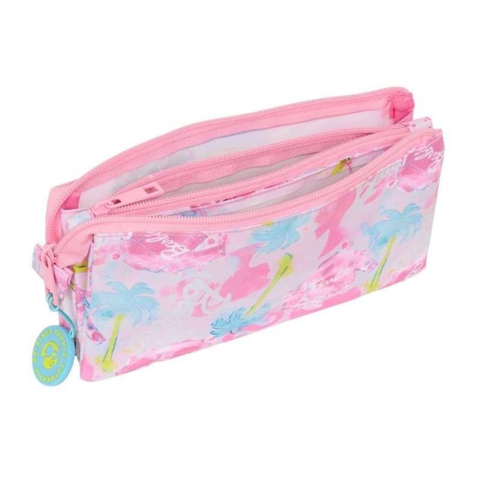 Bolso Escolar Portatodo Safta Triple Barbie 120x220x30 mm 2 Bolso Escolar Portatodo Safta Triple Barbie 120x220x30 mm 2