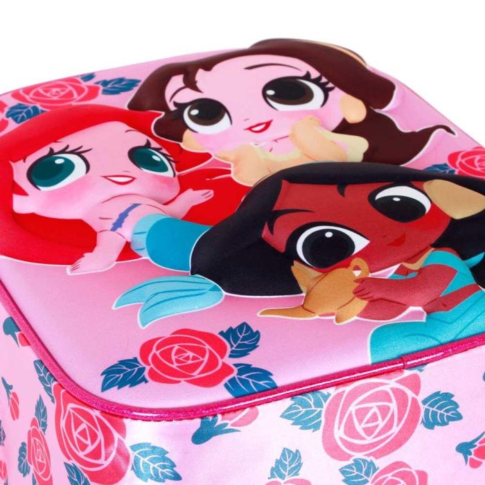 Mochila 3D Elite Flowers Disney Princesas Rosa 3 Mochila 3D Elite Flowers Disney Princesas Rosa 3