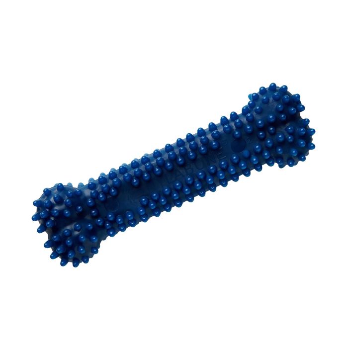 Nylabone Plaque Attacker S FlexiChew para Perros - Juguete Dental Sabor Pollo, Limpia Dientes y Controla Placa/Sarro, Talla S Azul 1