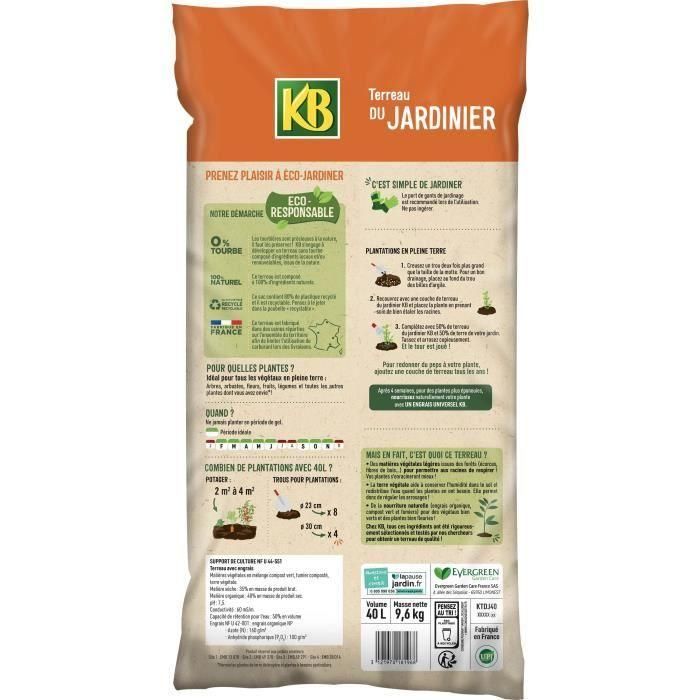 KB - Tierra del jardinero UAB 40L 1 KB - Tierra del jardinero UAB 40L 1