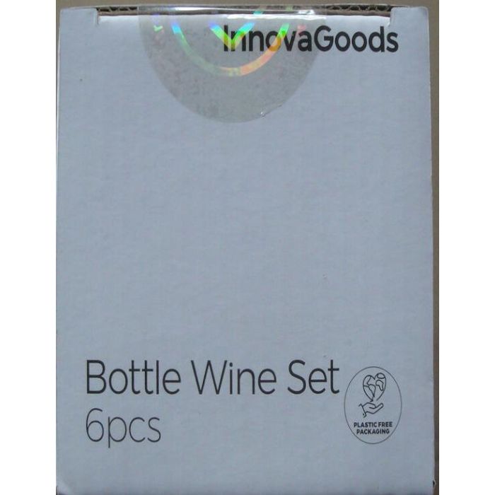 Estuche de Vino Botella InnovaGoods 5 Piezas 8 Estuche de Vino Botella InnovaGoods 5 Piezas 8