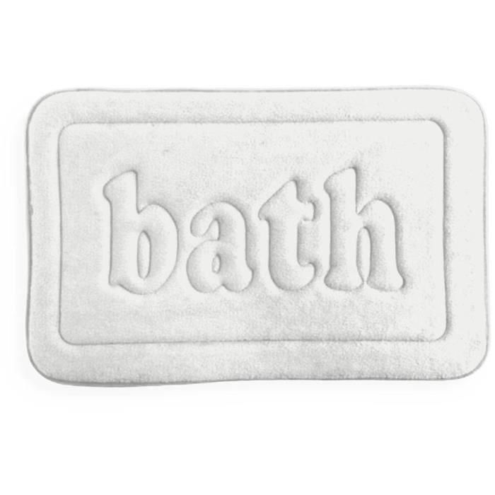 Alfombra de baño de espuma viscoelástica - TODAY - UTILITY - 40 x 60 cm - Blanco 0 Alfombra de baño de espuma viscoelástica - TODAY - UTILITY - 40 x 60 cm - Blanco 0