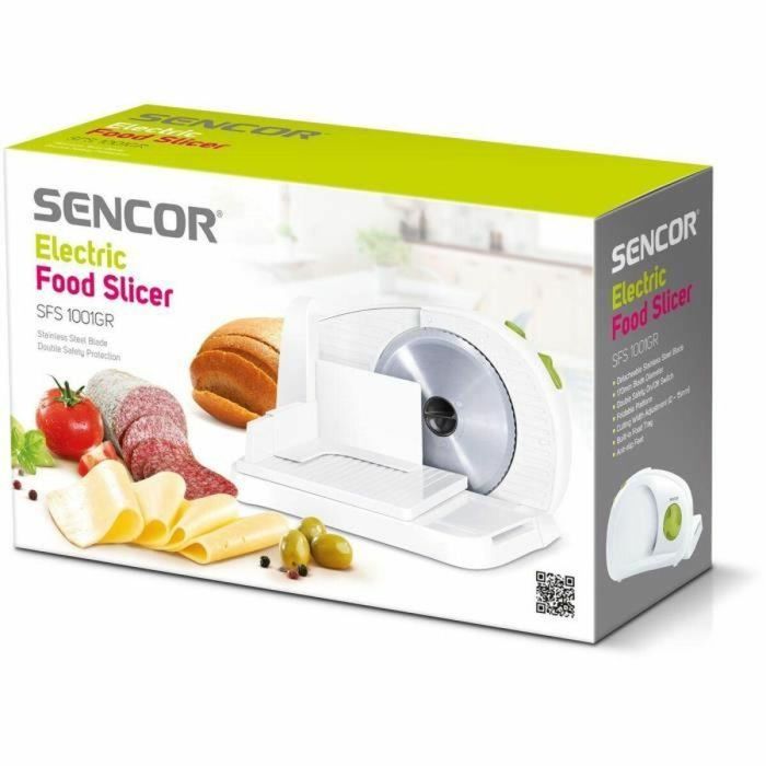 Cortafiambres Sencor SFS 1001GR Blanco Verde 100 W 4