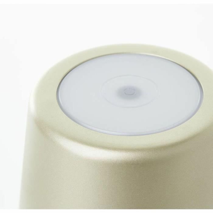 Brilliant KAAMI Lámpara de Mesa Exterior Recargable LED 2W 310lm 3000K DIM USB 3-Step DIM IP54 - Oro Mate 2