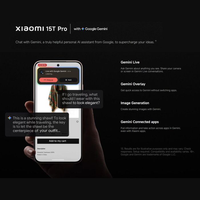 XIAOMI MZB0KV0EU Smartphone 6,73" AMOLED 12GB/1024GB Gris 6