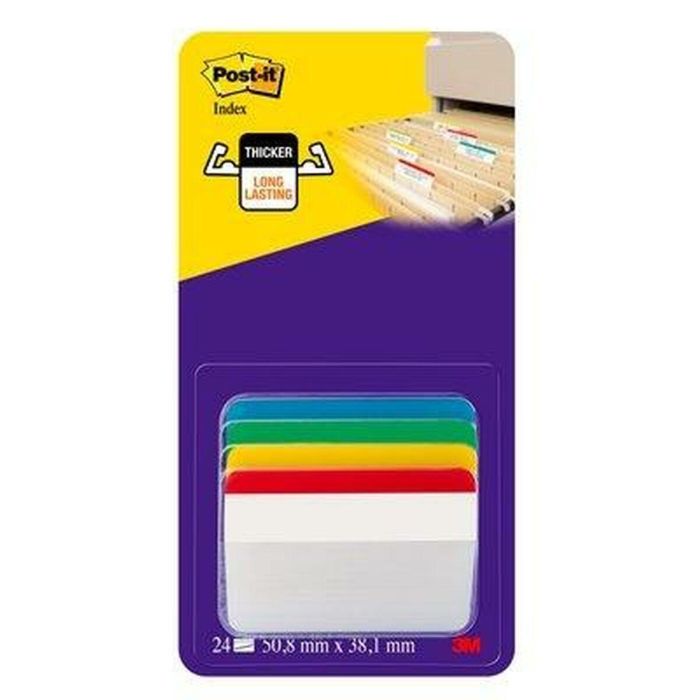 Set de Notas Adhesivas Post-it Index Multicolor 51 x 38 mm (6 Unidades) 1