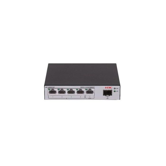 H3C LS-1600V2-6P-GL Switch Gestionado L2, 5 Puertos Gigabit Ethernet (10/100/1000), Negro, Gris - 9801A67N H3C LS-1600V2-6P-GL Switch Gestionado L2, 5 Puertos Gigabit Ethernet (10/100/1000), Negro, Gris - 9801A67N