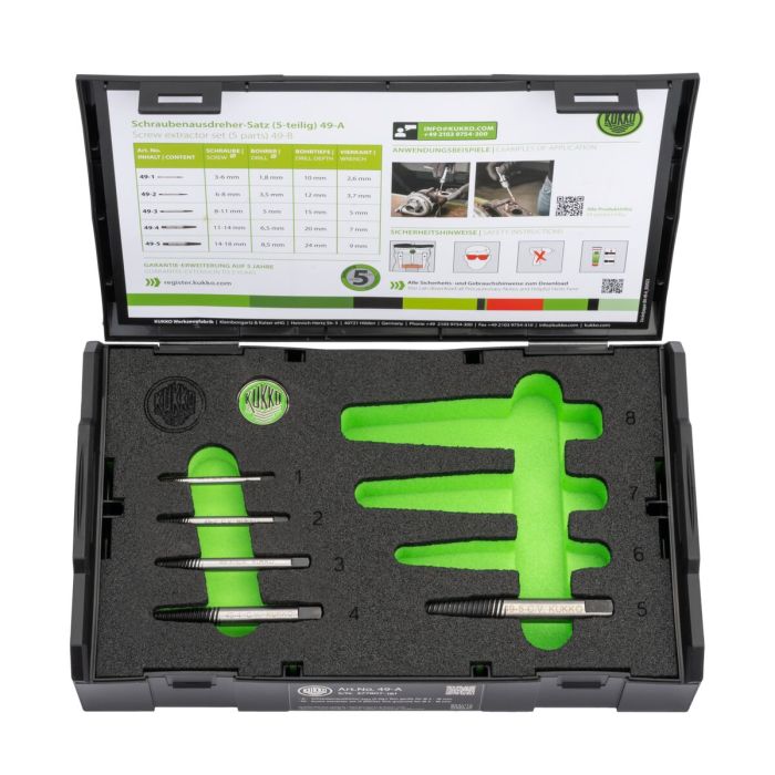 Extractor de tornillos KUKKO 33-45 mm 3