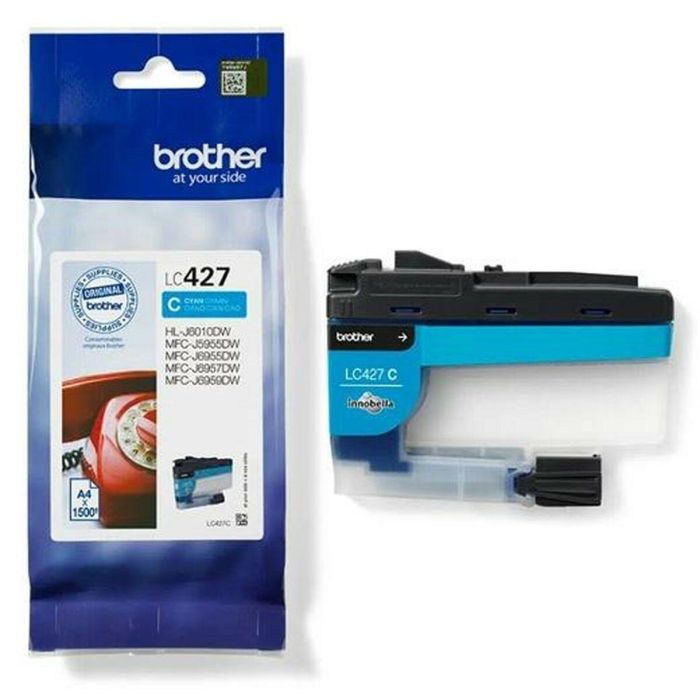 Cartucho de Tinta Original Brother MFCJ5955DW, MFCJ6955DW Cian (5 Unidades) 1 Cartucho de Tinta Original Brother MFCJ5955DW, MFCJ6955DW Cian (5 Unidades) 1
