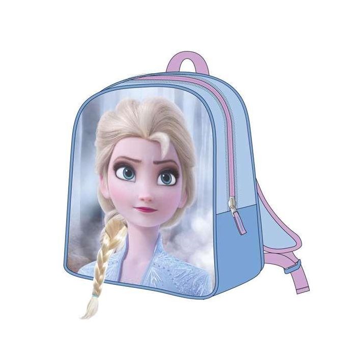 Mochila infantil 3D aplicaciones frozen 22.0 x 27.0 x 1.0 cm