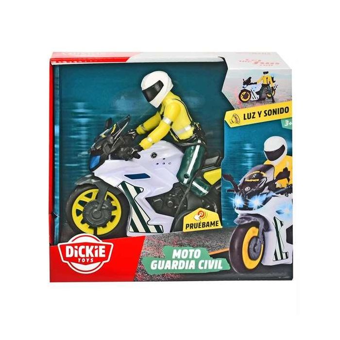 Moto fricción guardia civil con figura, luz y sonido 17 cm Moto fricción guardia civil con figura, luz y sonido 17 cm