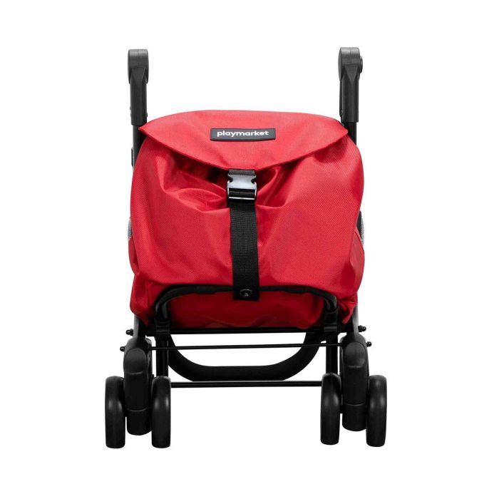 Carro de Compra Playmarket 24917 277 GO4 Rojo (43,5 L) 2