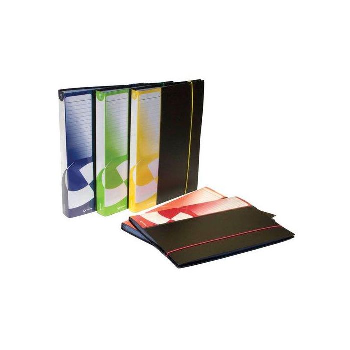 Carpeta Fundas (Tarifario) Grafoplas Pp Rigido Poliuro A4 80 F. Negro (Set de 2)