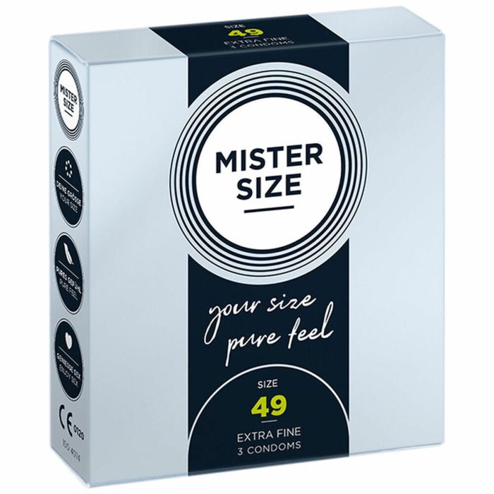 Preservativos Mister Size Extrafinos (49 mm) Preservativos Mister Size Extrafinos (49 mm)