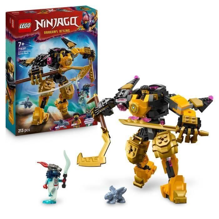LEGO NINJAGO 71839 Robot Spinjitzu de Arin - Set de construcción para niños de 7 años