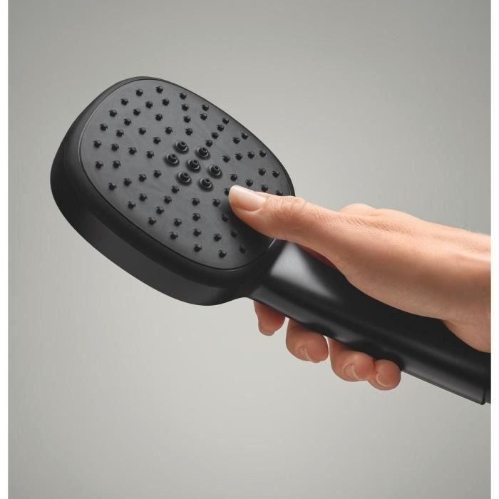 Rociador de ducha - GROHE Vitalio Comfort 110 263972431 - 2 chorros (Lluvia/Estimulante) - Fácil selección - Ahorro de agua - Negro Mate 3 Rociador de ducha - GROHE Vitalio Comfort 110 263972431 - 2 chorros (Lluvia/Estimulante) - Fácil selección - Ahorro de agua - Negro Mate 3