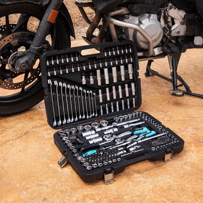 Caja de Herramientas Cecotec KRK 6200 Acero Plástico Acero al cromo vanadio 216 Piezas 6 Caja de Herramientas Cecotec KRK 6200 Acero Plástico Acero al cromo vanadio 216 Piezas 6