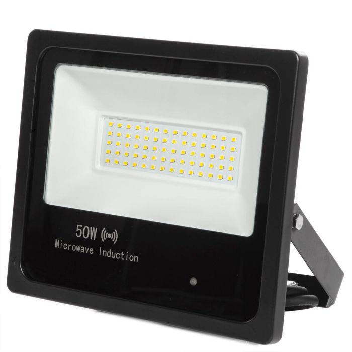 Foco Proyector LED 50W 6.000Lm 6000ºK IP65 Detector Movimiento Integrado 40.000H [1916-NS-HVFL50W-L-CW]