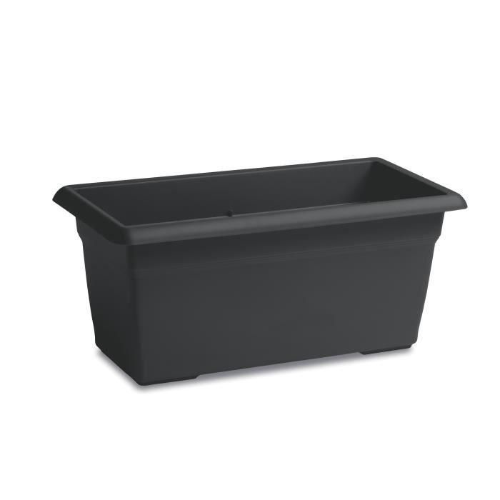 Stefanplast 84295 Maceta rectangular de flores de plástico 110L 100 cm antracita Stefanplast 84295 Maceta rectangular de flores de plástico 110L 100 cm antracita