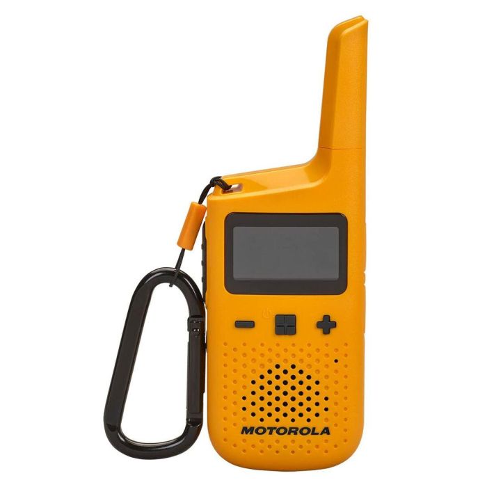 Motorola Walkie Talkies TALKABOUT T72 Amarillo - Alcance 8 km - PMR446 - 16 Canales - 121 Códigos 24 Motorola Walkie Talkies TALKABOUT T72 Amarillo - Alcance 8 km - PMR446 - 16 Canales - 121 Códigos 24