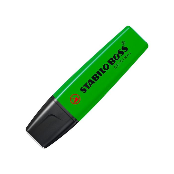 Rotulador Stabilo Boss Fluorescente 70 Verde 10 unidades 1