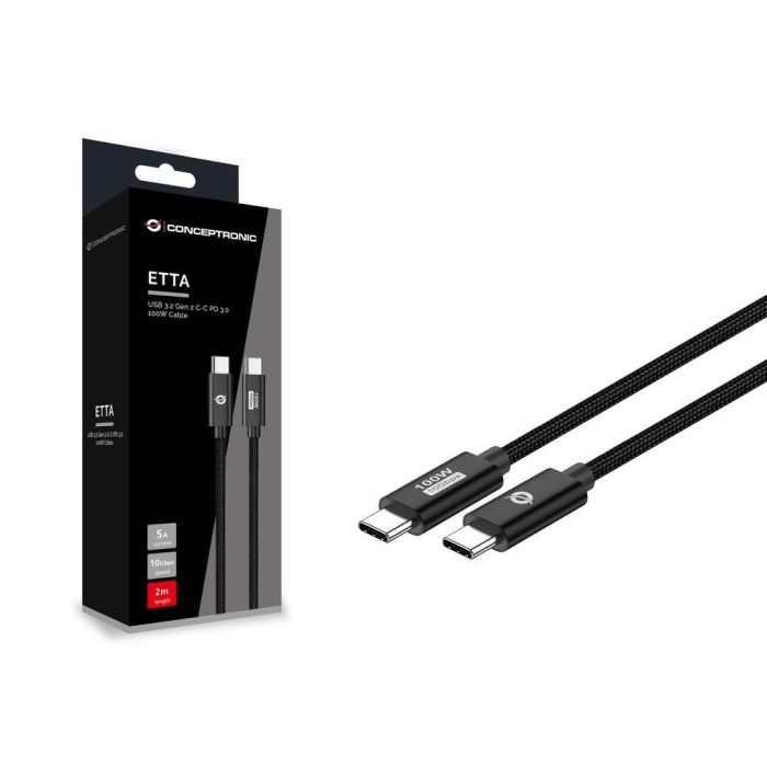Cable Usb - C Conceptronic Macho - Macho 2 Cable Usb - C Conceptronic Macho - Macho 2