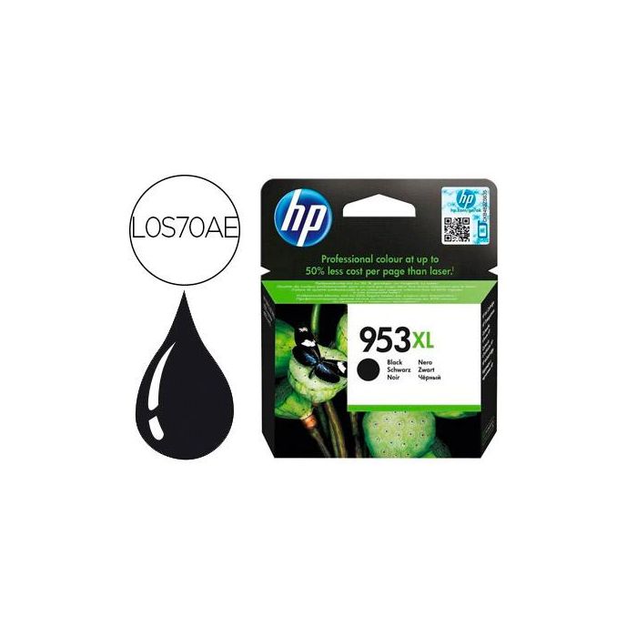 Ink-Jet Hp 953XL Officejet Pro 7730-7740-8725 8730-8740-8745 Negro 2000 Paginas